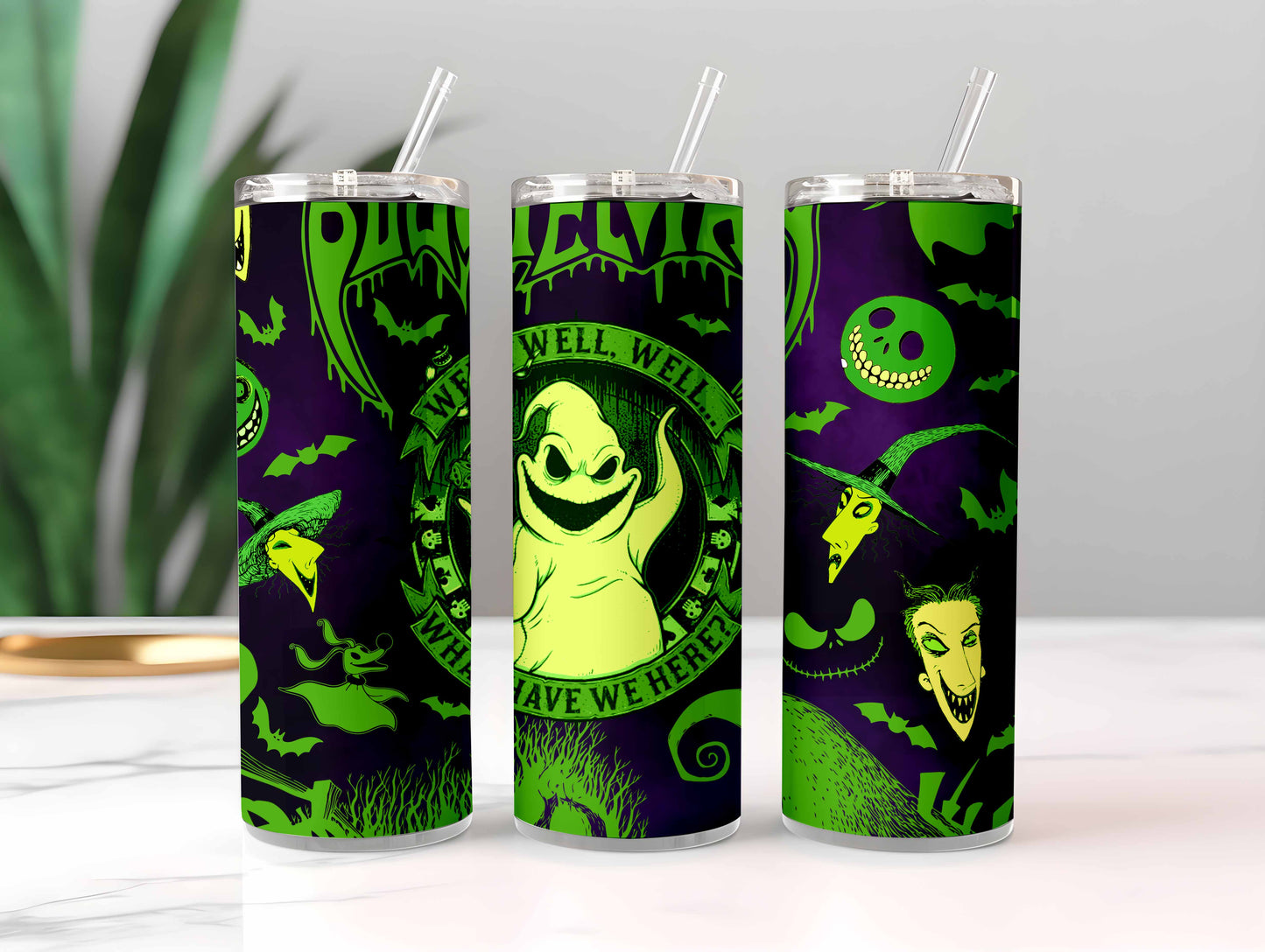 Oogie Boogie Pumpkin Tumbler, Nightmare Before Christmas, Halloween Tumbler PNG, Horror Character, Tumbler Wrap, Coffee Tumbler - VartDigitals