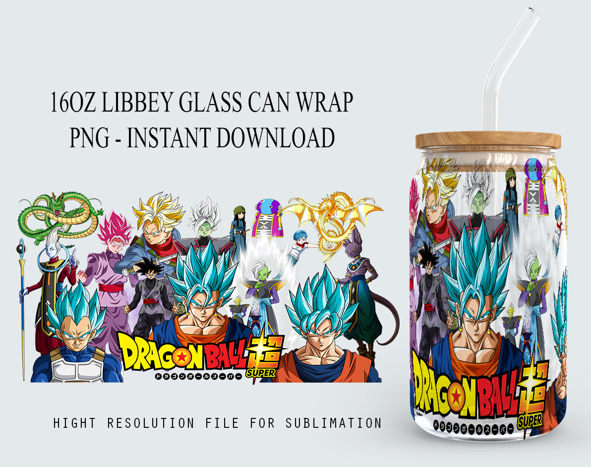 Comics Cartoons characters Glass Can 16oz, Comics tumbler design, Bestseller Digital File, Dragon Tumbler wrap Sublimation - VartDigitals