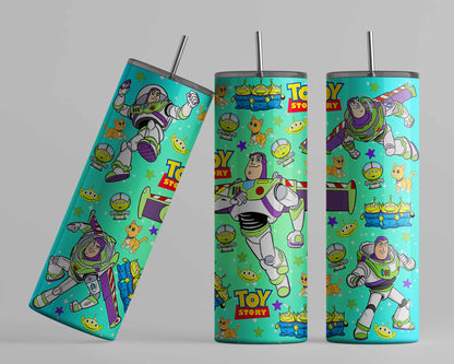 Buzz Movie Tumbler, 20oz tumbler Wrap, Cartoon Tumbler Wrap, Kids Movie Tumbler, Birthday Gift For kids, Tumbler Wrap, Png File - VartDigitals