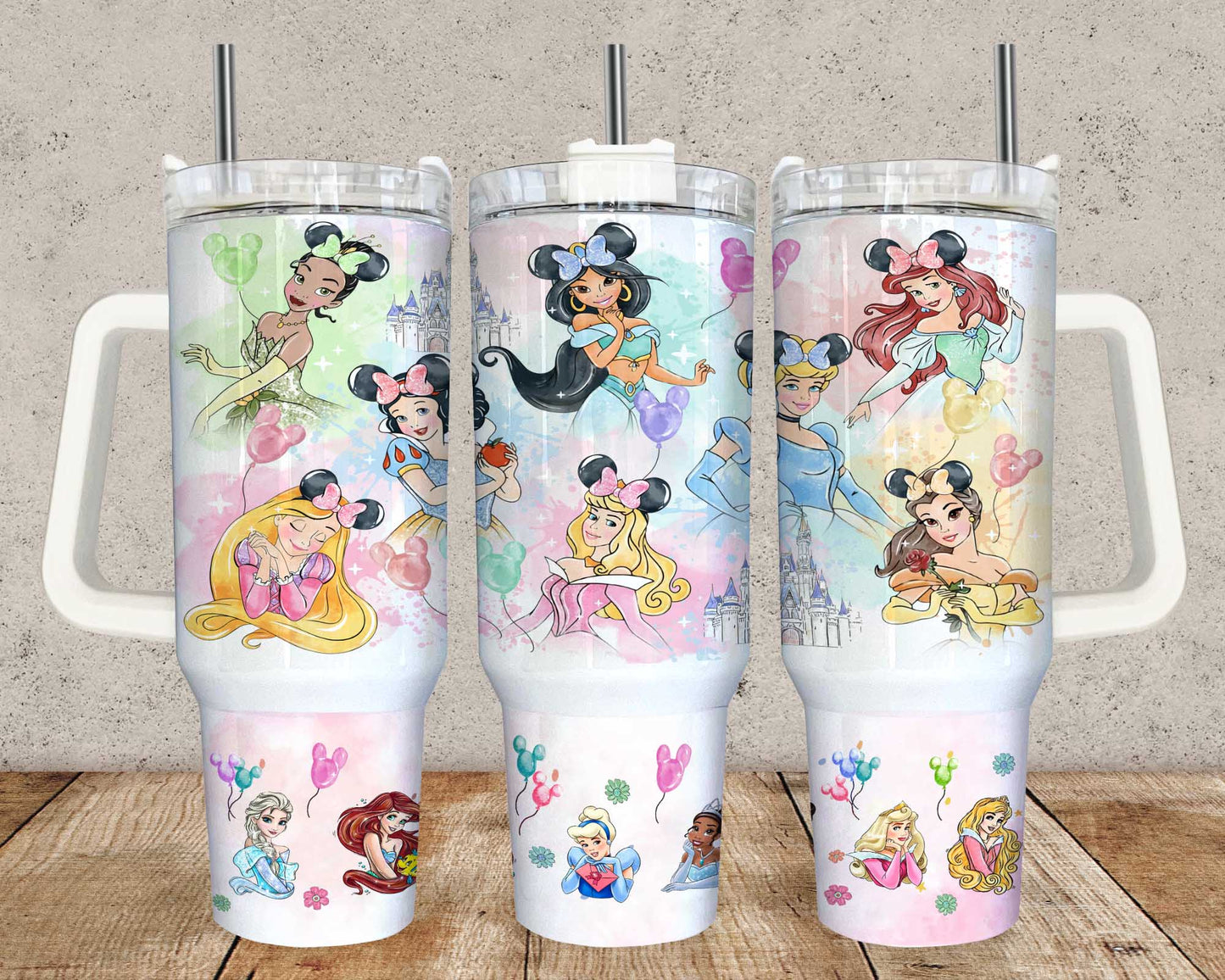 Prinzessin 40oz Tumbler Quencher Tumbler Wrap, Cartoon Tumbler Wrap, Prinzessin Tumbler, Prinzessin 40z Tumbler Wrap PNG, Png Download